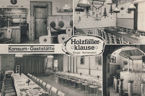 Konsum-Gaststätte Holzfällerklause Sorge-Settendorf, 1983